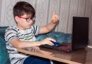 Boy in front of the computer, photo by Ahmend Hindawi