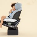 Girl in a BeSafe car seat