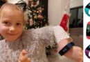 Girl wearing Fitness tracker