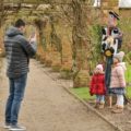 Family at Scarecrow Festival at Tatton park