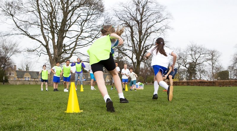 children playing ball game from iStock