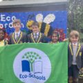 Greenbank Prep students with Eco–Schools Green Flag