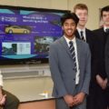 Dr Jonathan Aitken after the lecture at King's School in Macclesfield, 2023
