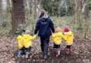 Elmscot and Woodlands Day Nursery on a forest trip