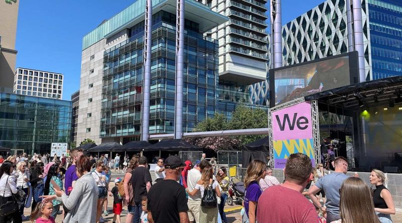 We Invented The Weekend free festival at Salford Quays, Manchester