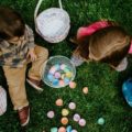 A girl and a boy playing with plastic Easter eggs | Gabe Pierce, unsplash