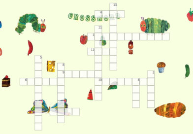 the very hungry caterpillar, interactive crossword