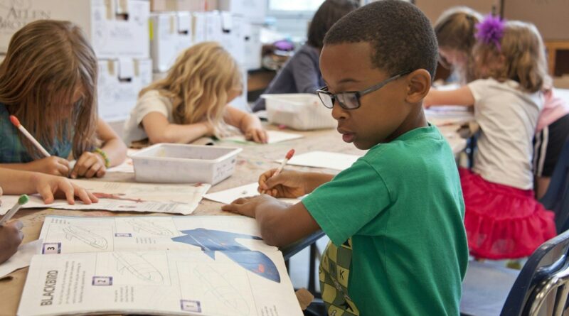 Children in the classroom