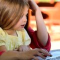 Child and mum at the computer