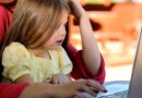 Child and mum at the computer