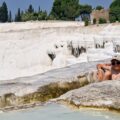 Pamukkale, Turkey | Kids in the thermal spring | photo by Alena Chalmovska