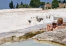 Pamukkale, Turkey | Kids in the thermal spring | photo by Alena Chalmovska