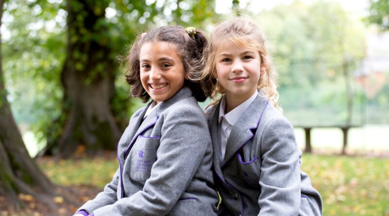 Two students from Manchester High School for Girls