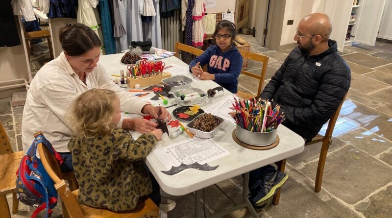 Craft session at Elizabeth Gaskell's House