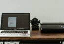 Home office: computer and printer