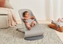 BabyBjörn Bouncer Bliss in 3D Jersey, Sand-Grey