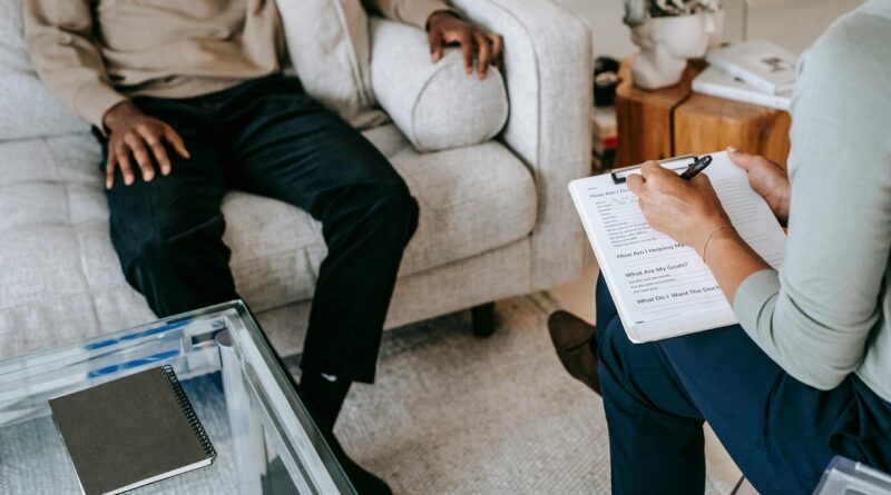 Mental health assessment session