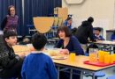 Education Secretary Bridget Phillipson speaking with the children at Longsight Community Primary hall
