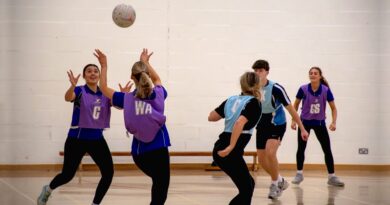 Pupils of MGS, MHSG and WGS playing for charity netball match 2026