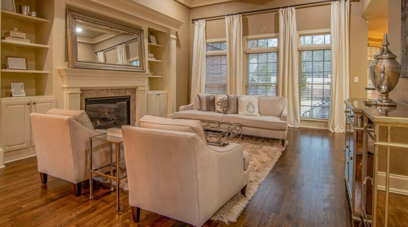 A room with table and chairs