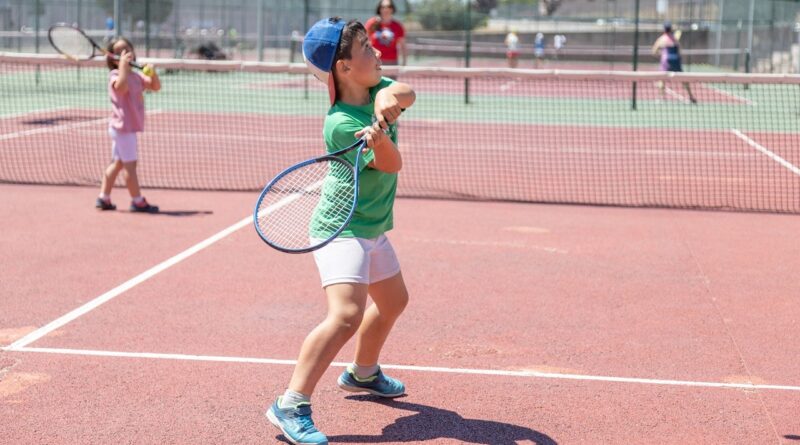 Children Playing Tennis