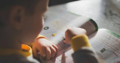A child reading