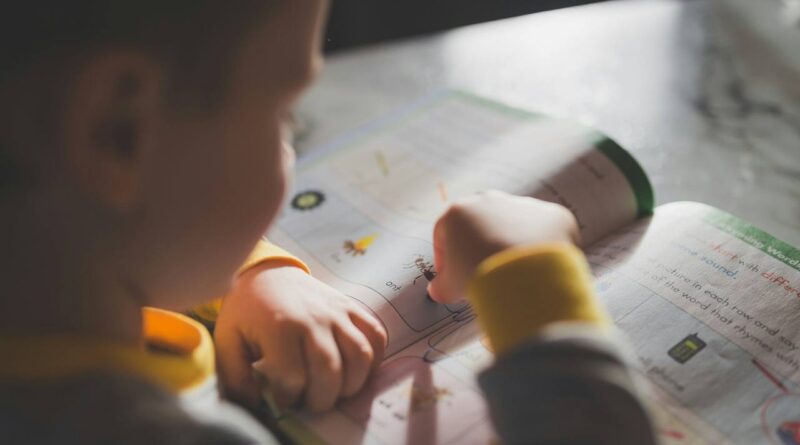 A child reading