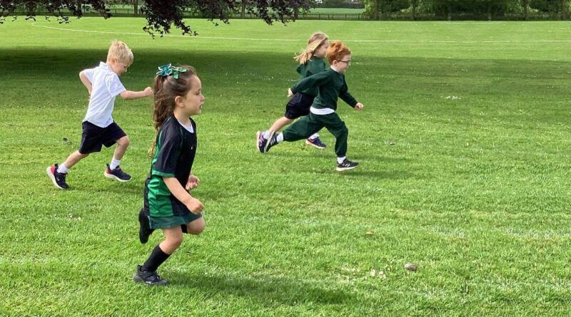 WPS reception pupils at the Pre-Prep Sporting Festival hosted by Terra Nova School