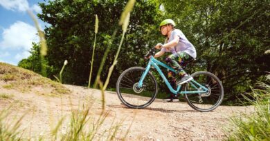 Girl riding YOKO bike