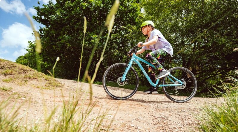 Girl riding YOKO bike