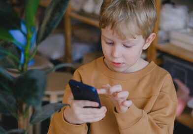 Boy with a phone