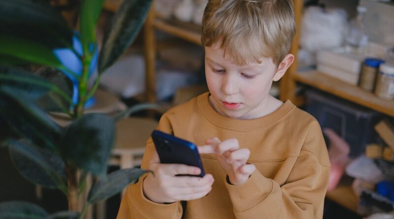 Boy with a phone