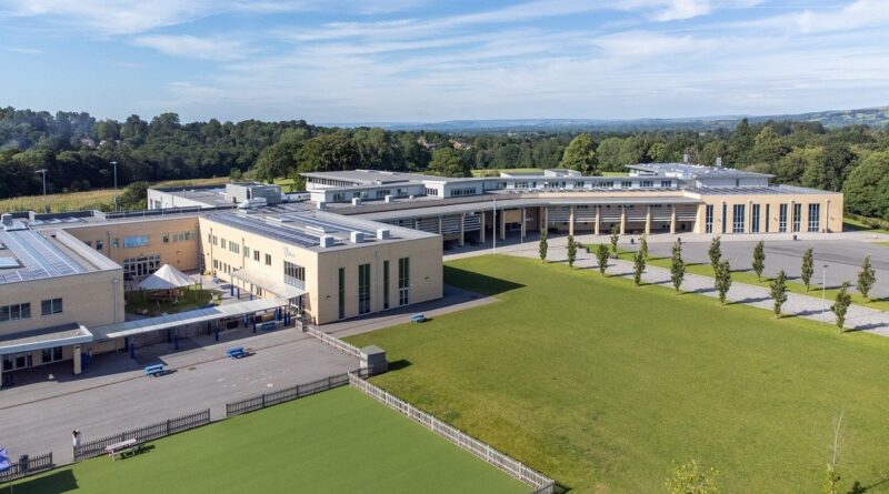 King's School, Macclesfield, view from distance, 2026