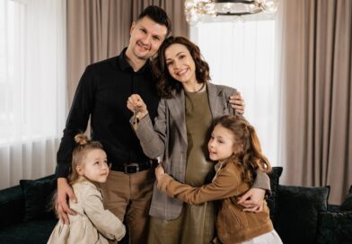 Family with the keys
