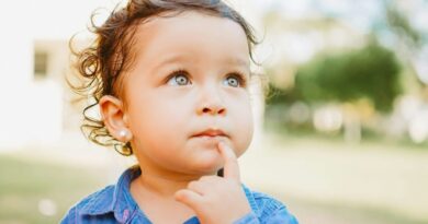 Decision time. The child is thinking