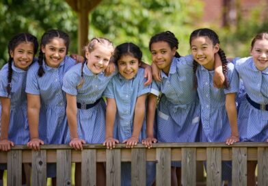 School girls. Withington Girl's School