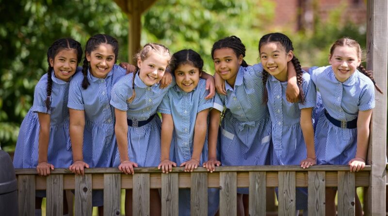 School girls. Withington Girl's School